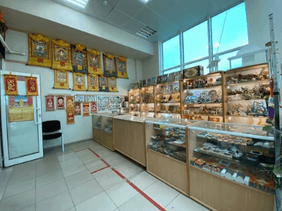 Магазин «Белая Тара». Республика Калмыкия, г. Элиста, ул. Сухэ-Батора, 2 